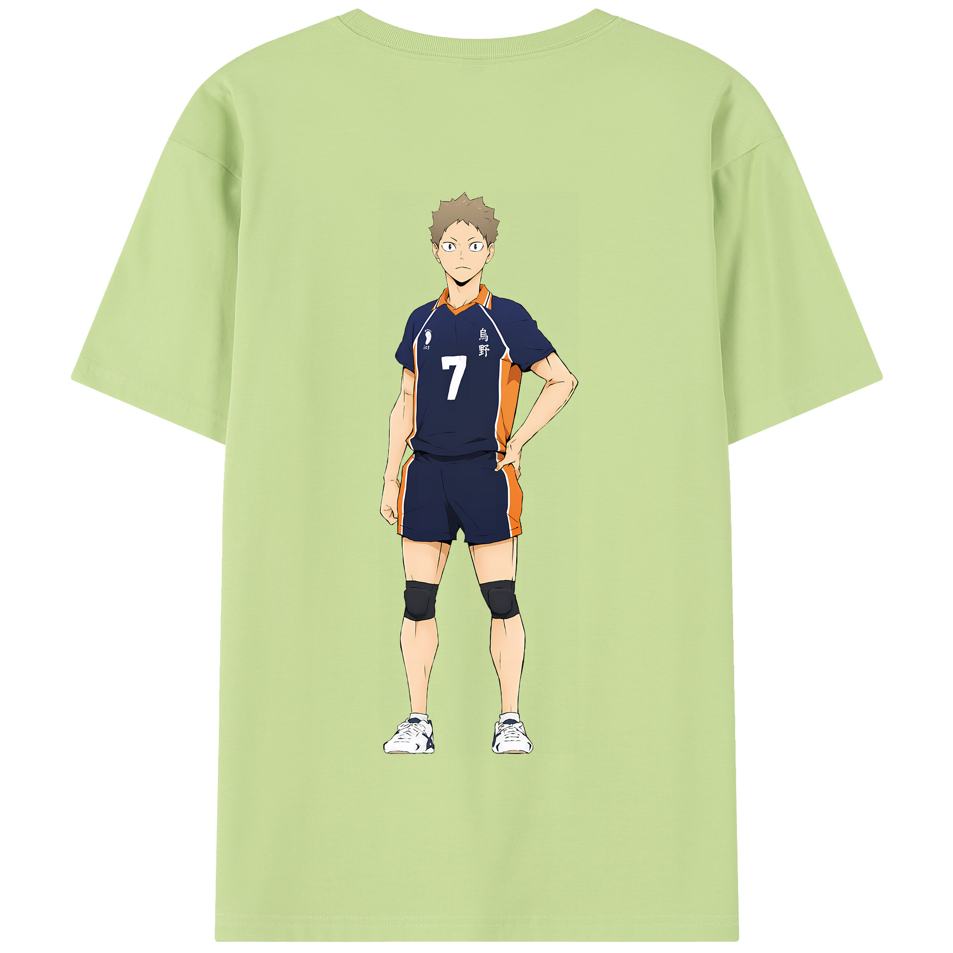 （画像用） ハイキュー!! Haikyu!! 綿100％半袖Tシャツ（背面プリント）